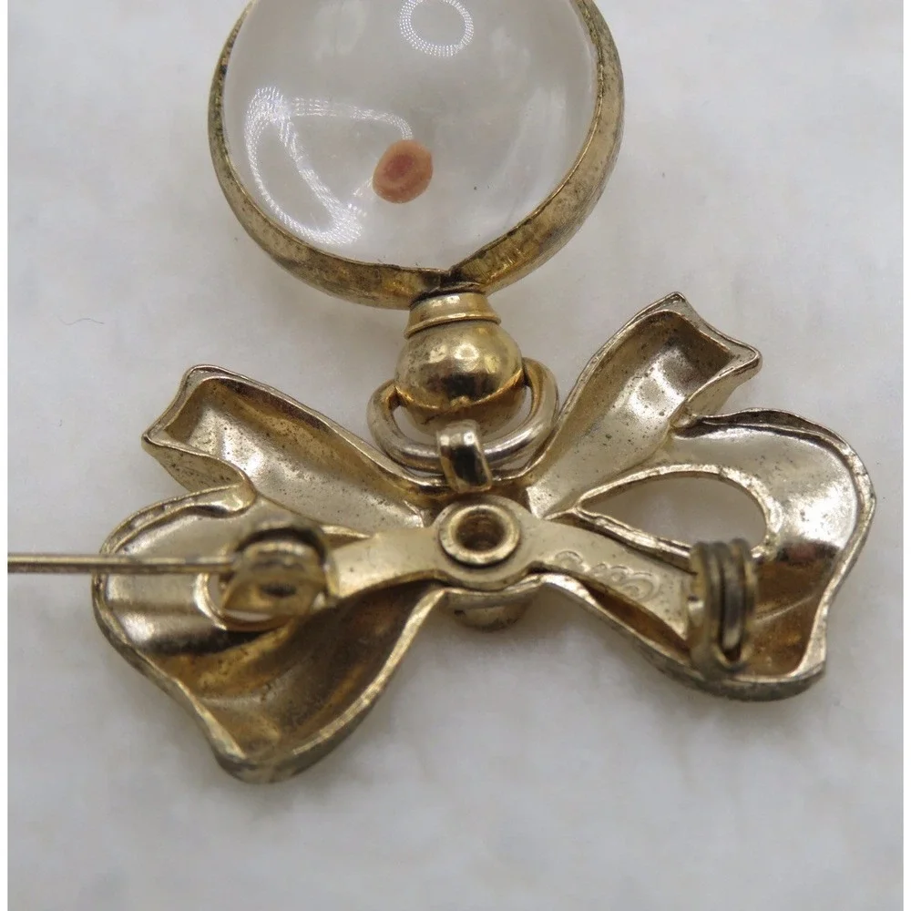 Vintage Signed CORO Mustard Seed Brooch Pin